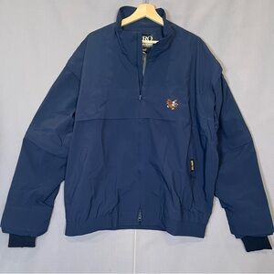 Zero Restriction Golf Outerwear Mens Zip-Up Vest & Jacket Blue Goretex XL